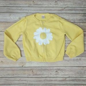 Gymboree size 7 yellow Daisy sweater